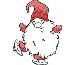 Stickdatei - Winter Gnom 10